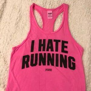 PINK “I HATE RUNNING” Tank